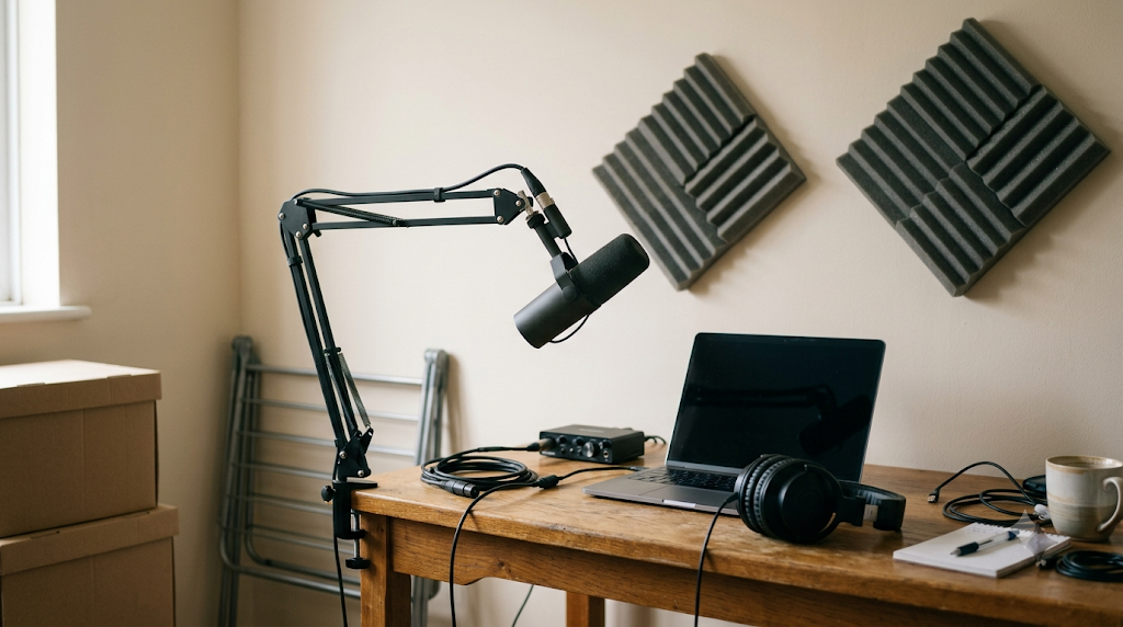 Home Podcast Setup vs Professional Podcast Studio 1 image