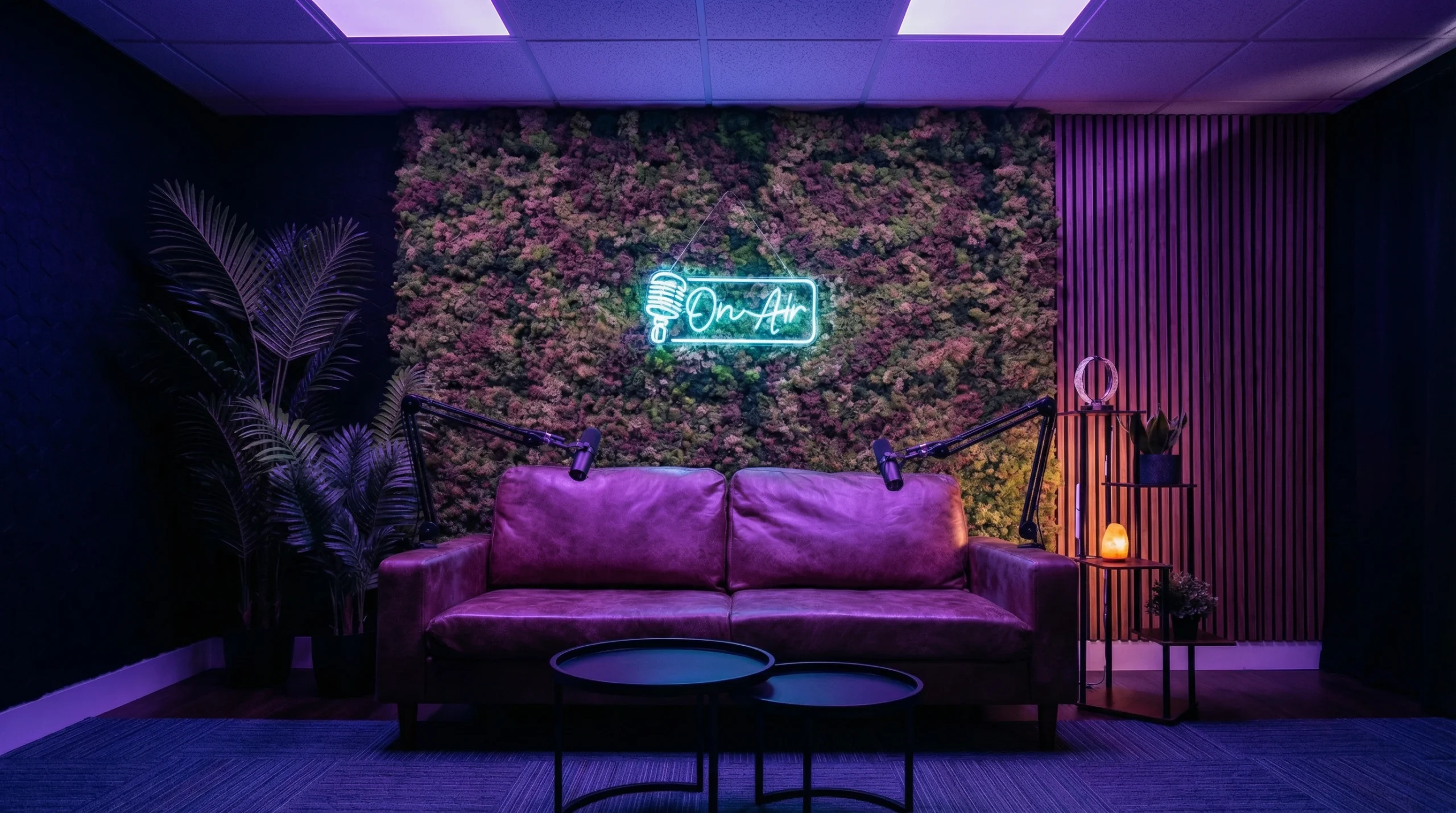 forest purple ambience