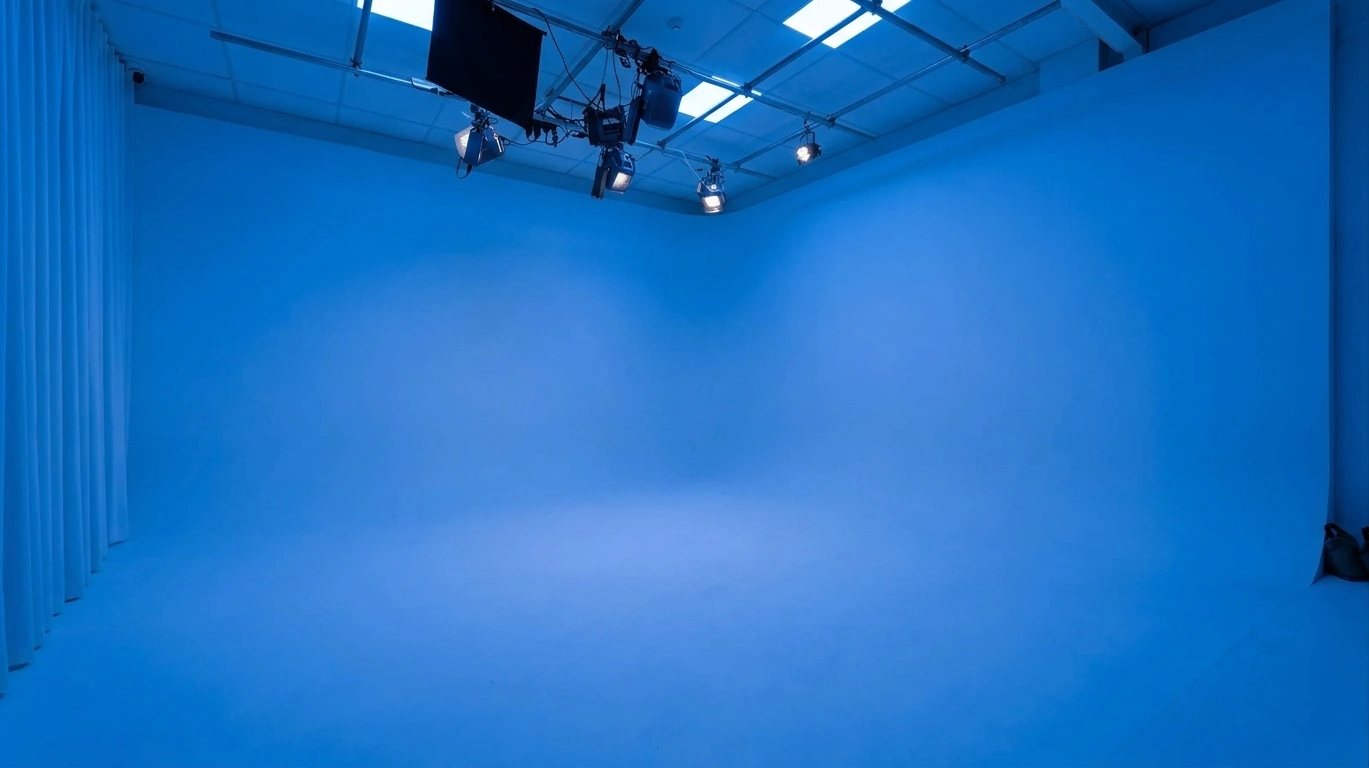 Blue Lighting Cyclorama