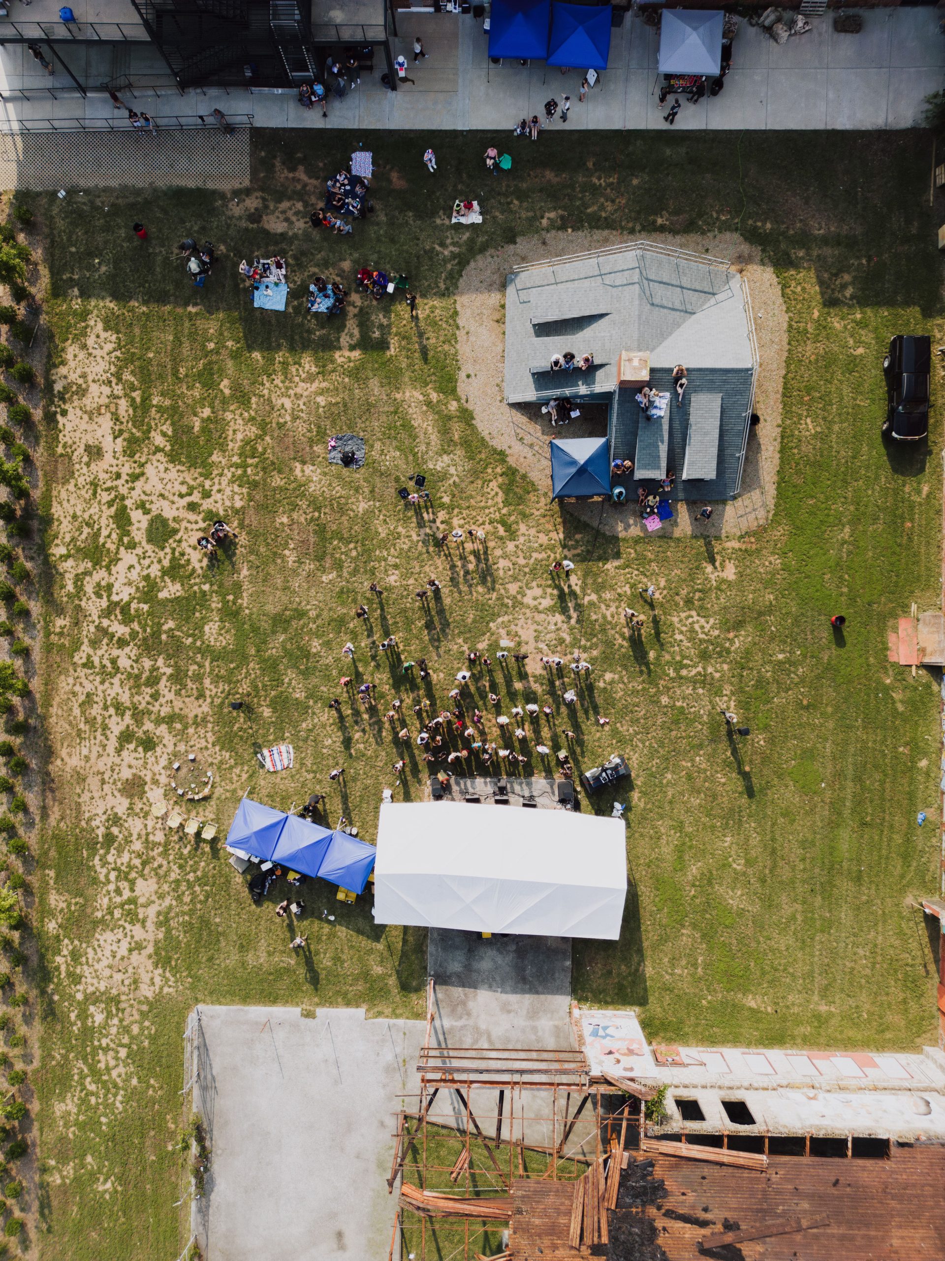 Coperate Event Drone View