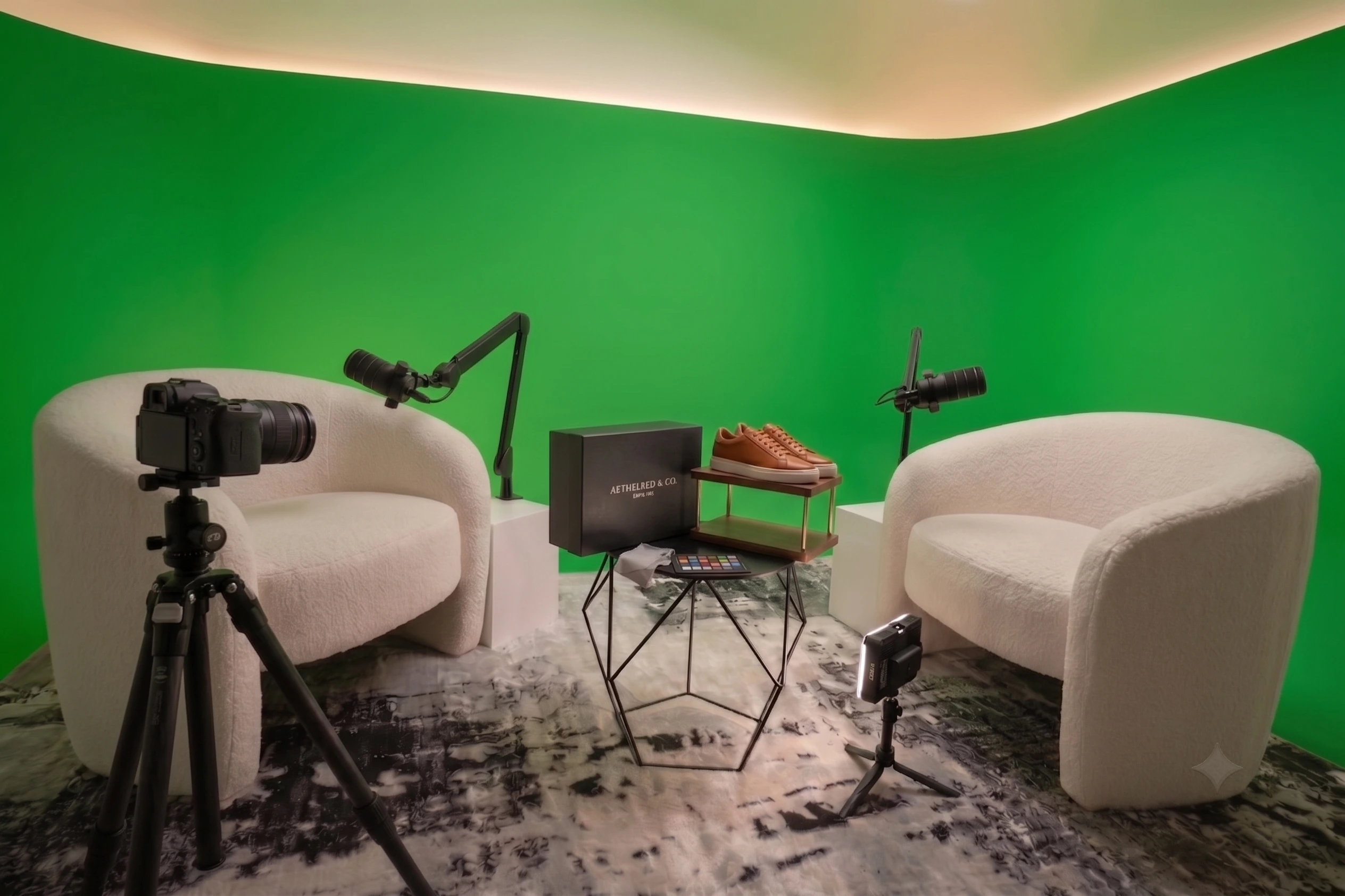 Branded Podcasts Dublin 15 green-screen-studio
